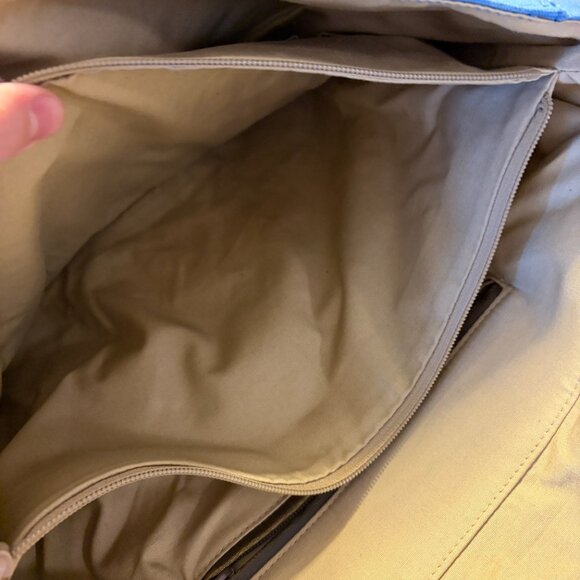 Pottery Barn Teen messenger bag canvas intials monogram TAY - Picture 12 of 14